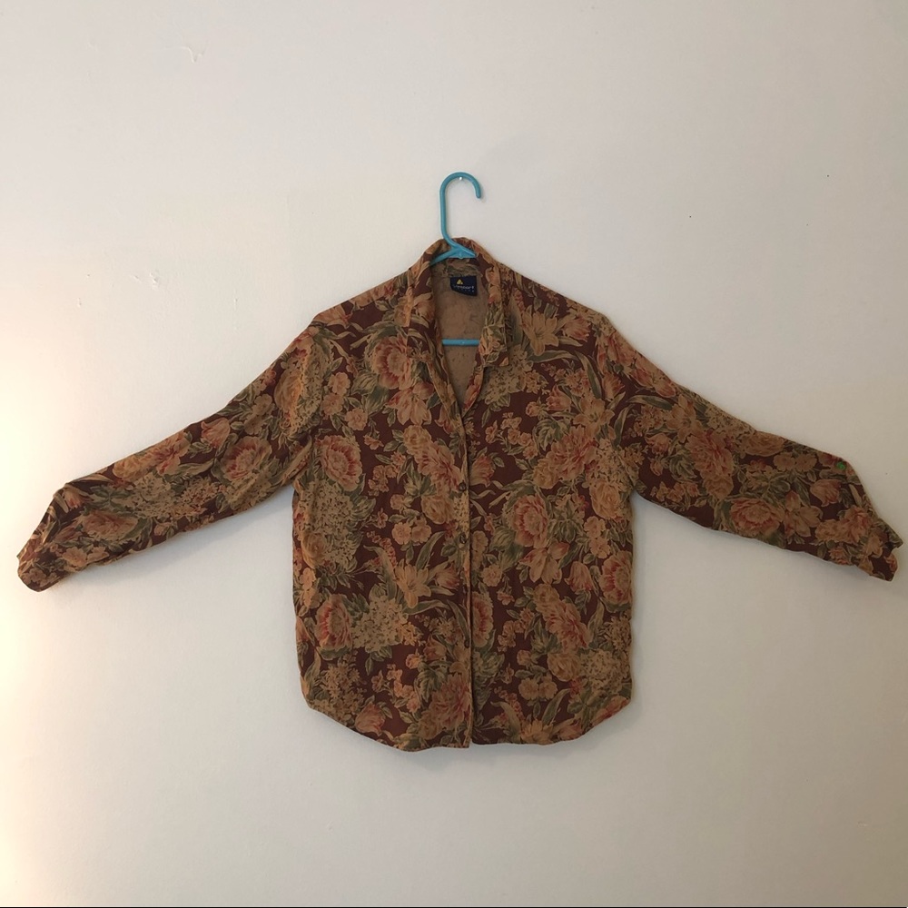 Vintage 90s LIZSPORT fall shirt
